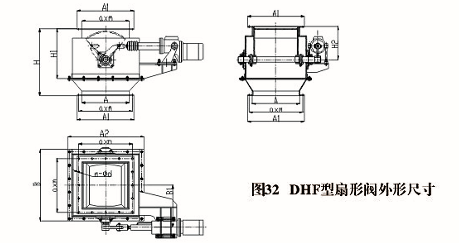 DHF型扇（?。┬伍y門(圖1)